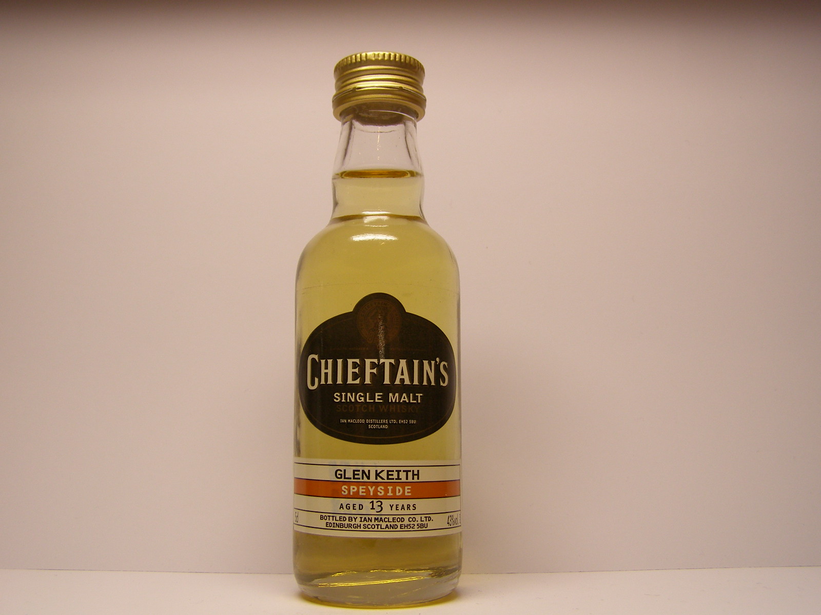 SMSW 13yo "Chieftain´s" 5cl 43%vol.